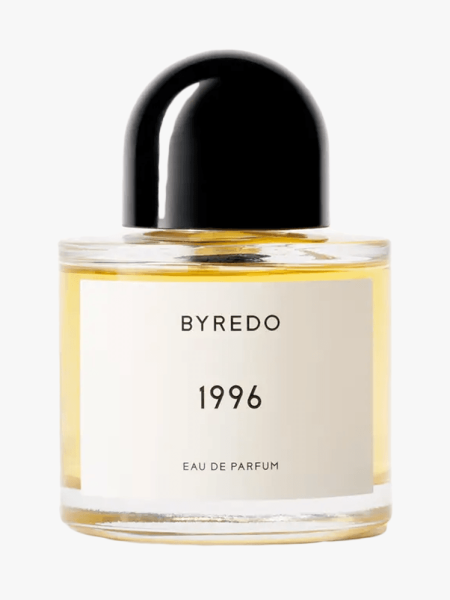 Byredo 1996 Eau de Parfum in branded component on a light gray background